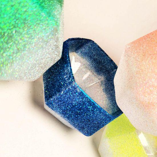 Renkli Cam Aksesuar Dekor