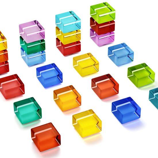 Renkli Cam Aksesuar Dekor