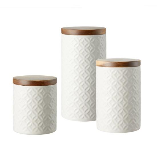 3'lü Porselen Kavanoz