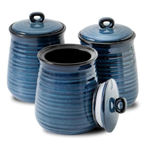 3'lü Porselen Kavanoz