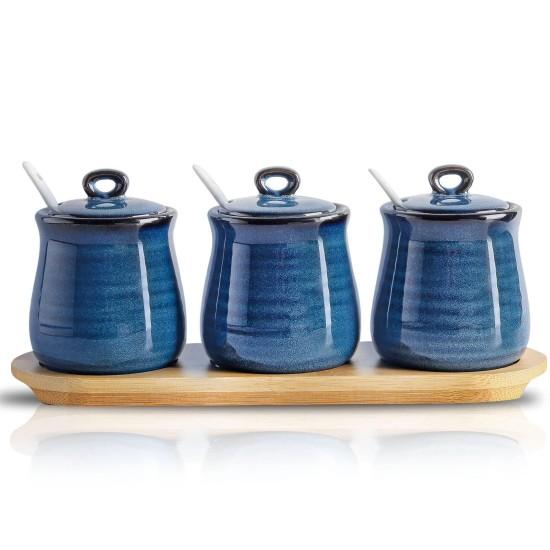 3'lü Porselen Kavanoz