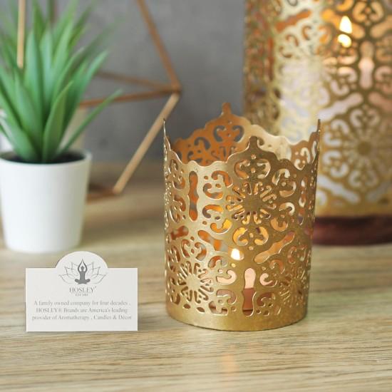 3lü Şamdan Mumluk Gold