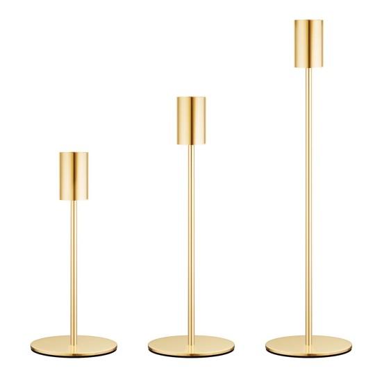 3lü Şamdan Mumluk Gold