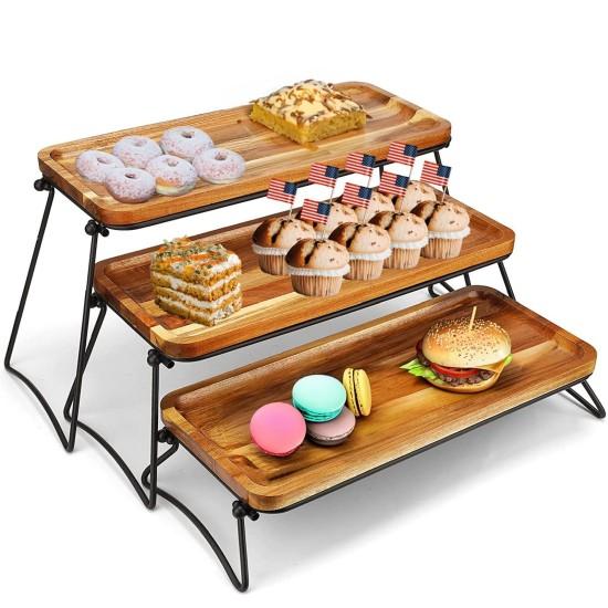 Ahşap Ayaklı Sunumluk