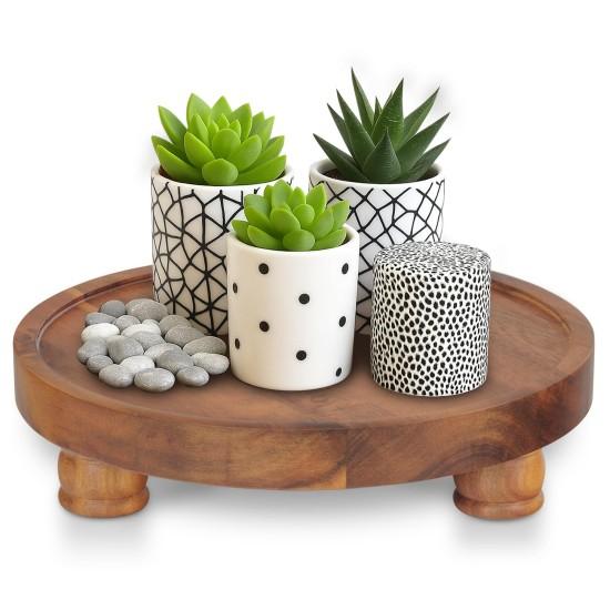 Ahşap Ayaklı Sunumluk