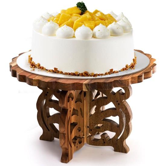 Ahşap Ayaklı Sunumluk