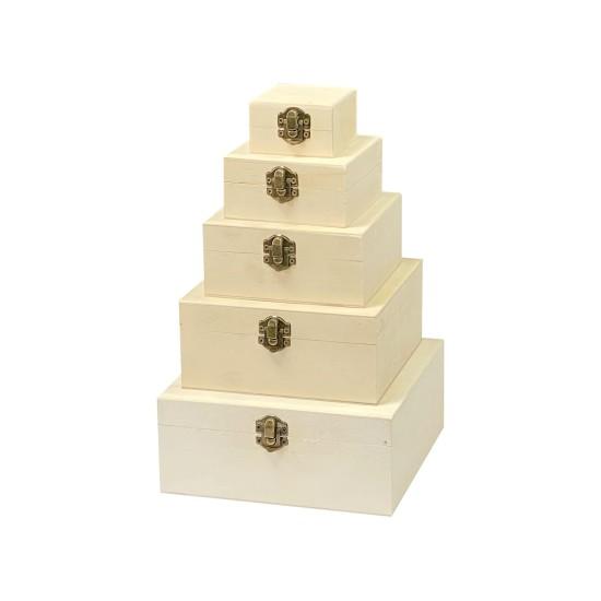 Ahşap Boyama Kutular