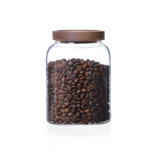 Ahşap Kapaklı Cam Kavanoz