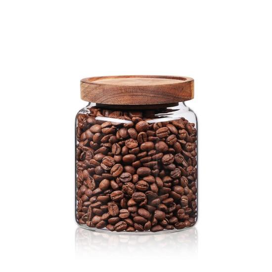 Ahşap Kapaklı Cam Kavanoz