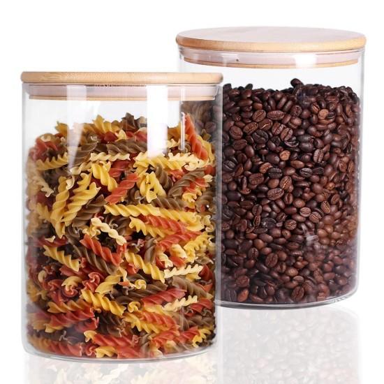 Ahşap Kapaklı Cam Kavanoz