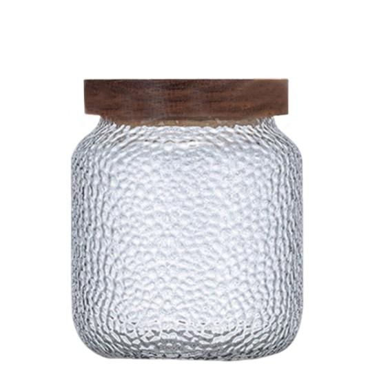 Ahşap Kapaklı Cam Kavanoz