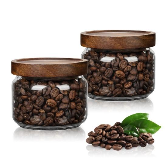 Ahşap Kapaklı Cam Kavanoz