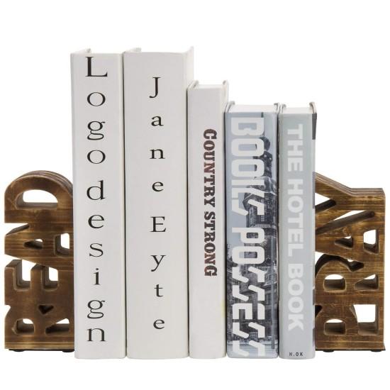 Ahşap Kitap Tutucu