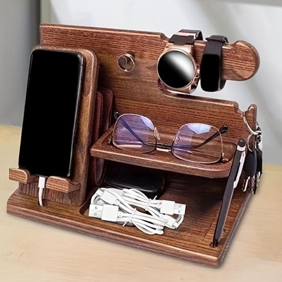 Ahşap Telefon Tutucu