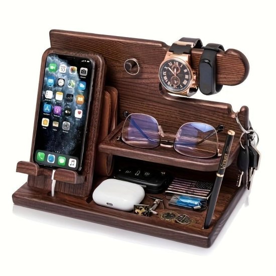Ahşap Telefon Tutucu