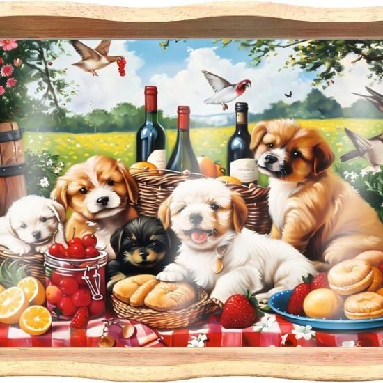 Ahşap Tepsi Boyamalık