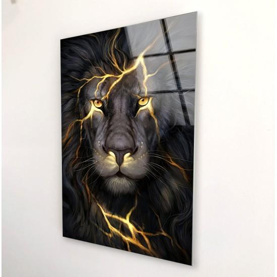 Aslan Cam Tablo