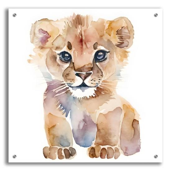 Aslan Cam Tablo