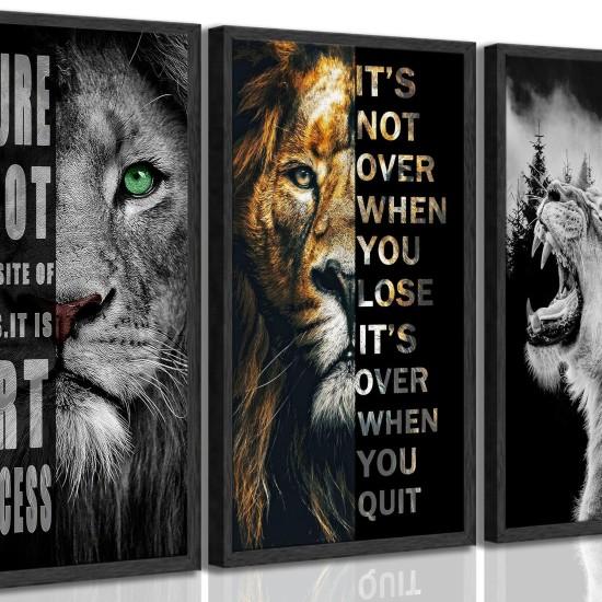 Aslan Cam Tablo