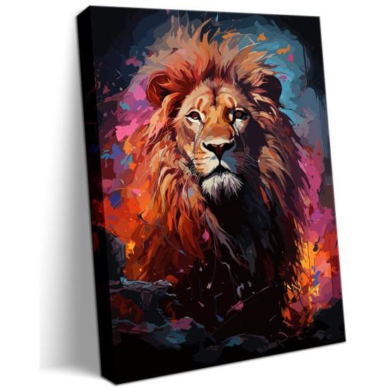 Aslan Cam Tablo