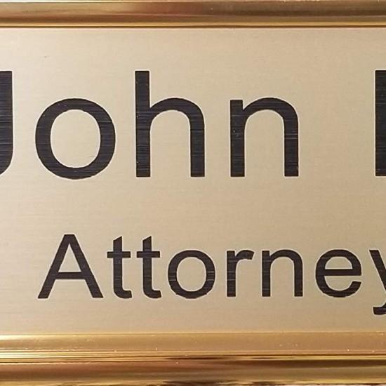 Avukatlık Tabelası