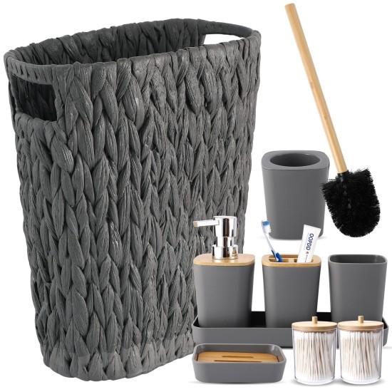 Banyo Çöp Kovası Fırça Seti