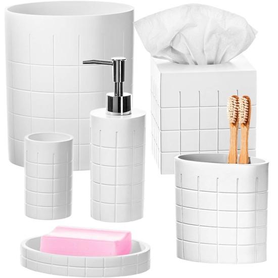 Banyo Çöp Kovası Fırça Seti