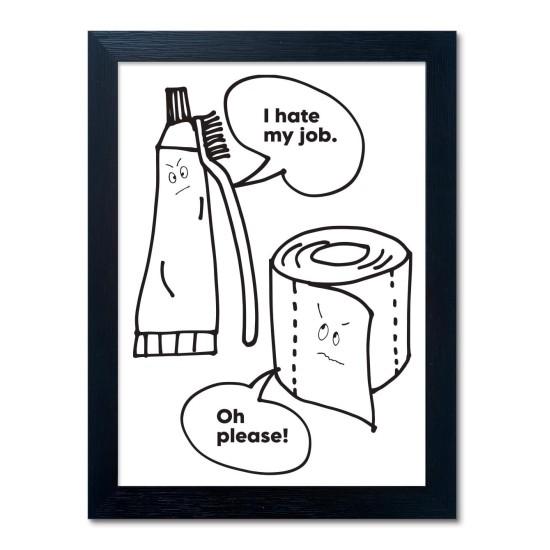 Beyaz Çerçeve Tablo