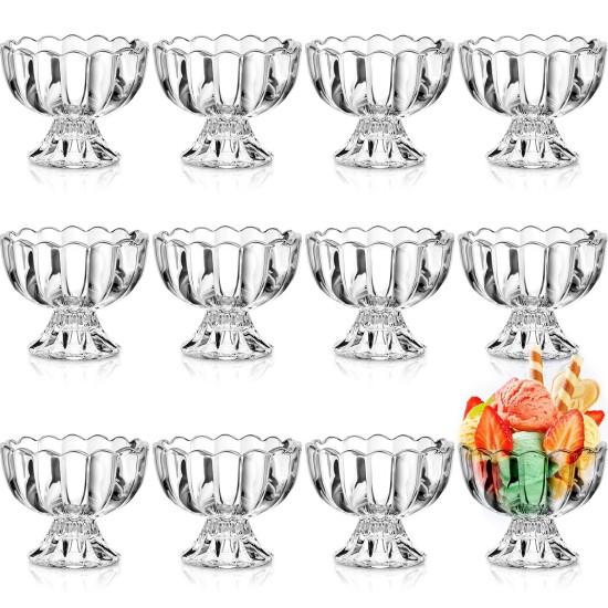 Cam Ayaklı Dondurma Kasesi