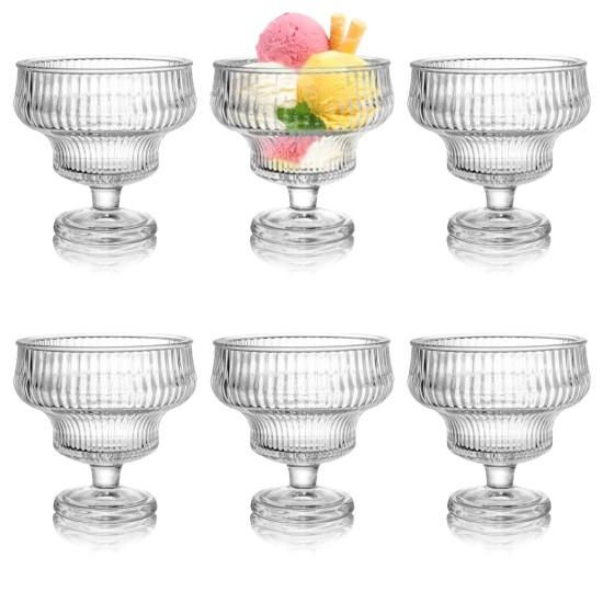 Cam Ayaklı Dondurma Kasesi