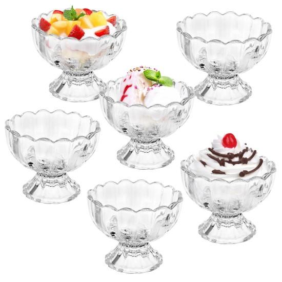 Cam Ayaklı Dondurma Kasesi