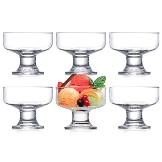 Cam Ayaklı Dondurma Kasesi