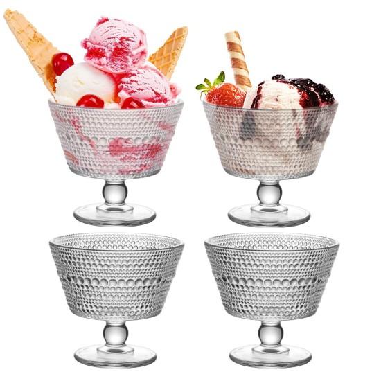 Cam Ayaklı Dondurma Kasesi