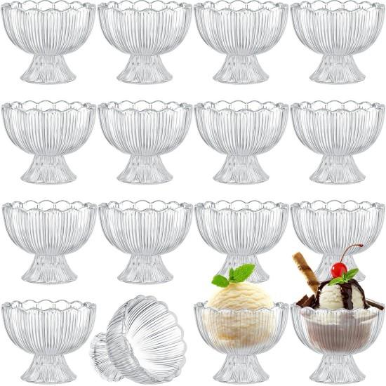 Cam Ayaklı Dondurma Kasesi