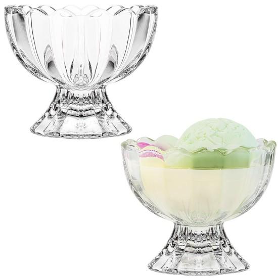 Cam Ayaklı Dondurma Kasesi