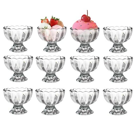 Cam Ayaklı Dondurma Kasesi