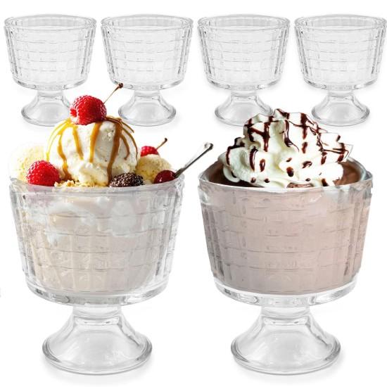 Cam Ayaklı Dondurma Kasesi