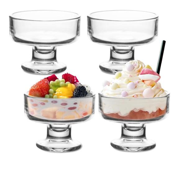 Cam Ayaklı Dondurma Kasesi