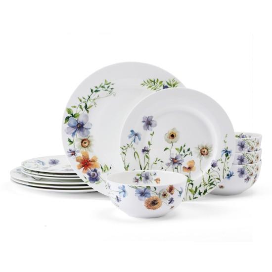 Çiçek Desenli Yemek Takımı
