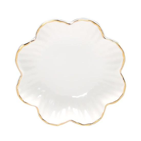 Çiçekli Servis Tabağı