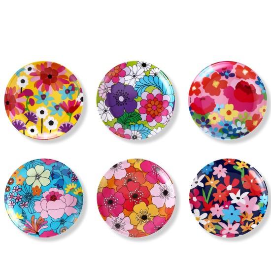 Çiçekli Servis Tabağı