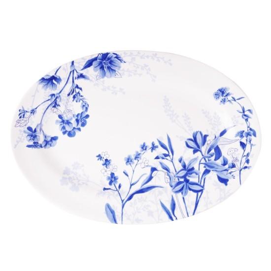 Çiçekli Servis Tabağı