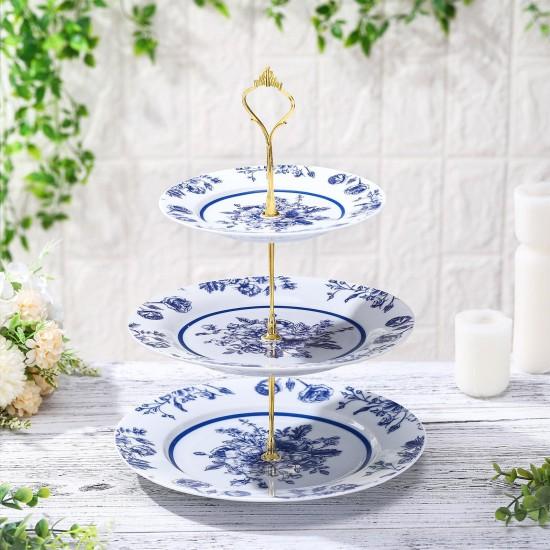 Çiçekli Servis Tabağı