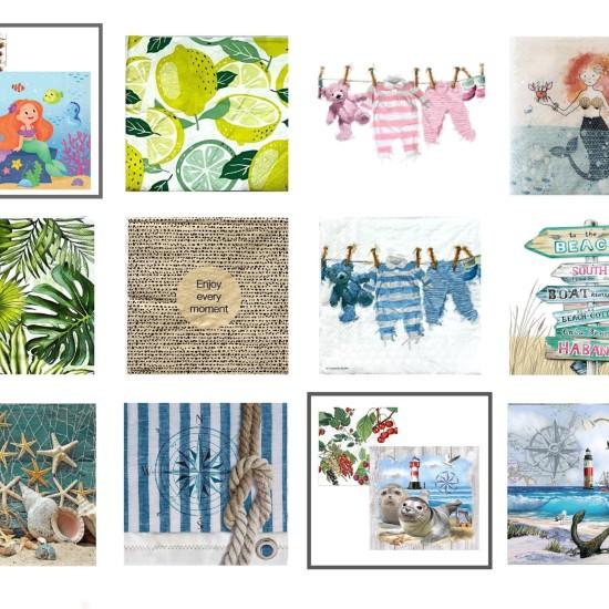 Dekupaj Peçete Desenleri