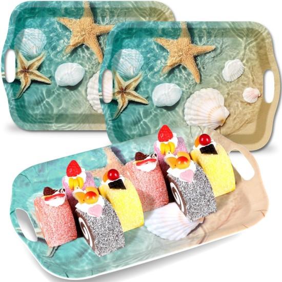 Desenli Servis Tabağı