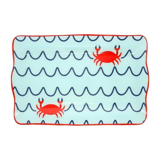 Desenli Servis Tabağı