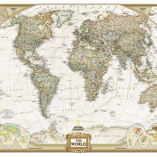 Dünya Haritası Duvar Kağıdı