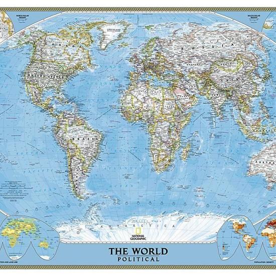 Dünya Haritası Duvar Kağıdı