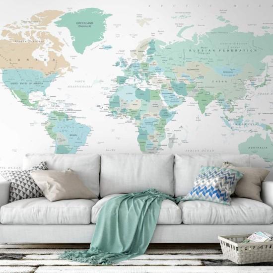 Dünya Haritası Duvar Kağıdı