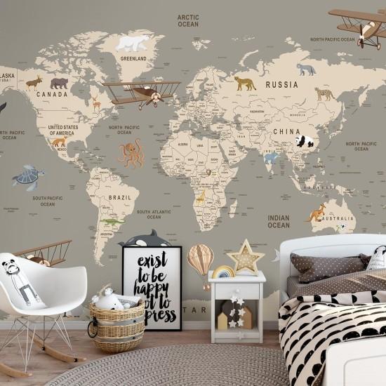 Dünya Haritası Duvar Kağıdı